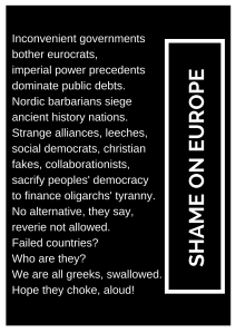 Shame on Europe.