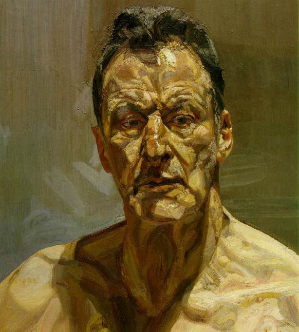 Lucien Freud reflection-self-portrait-1985